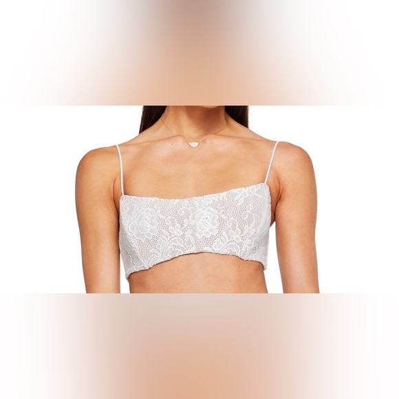 NWT Nookie Heaven Red Lace Crop Top XS | Sheer Bralette Cami - Picture 6 of 6